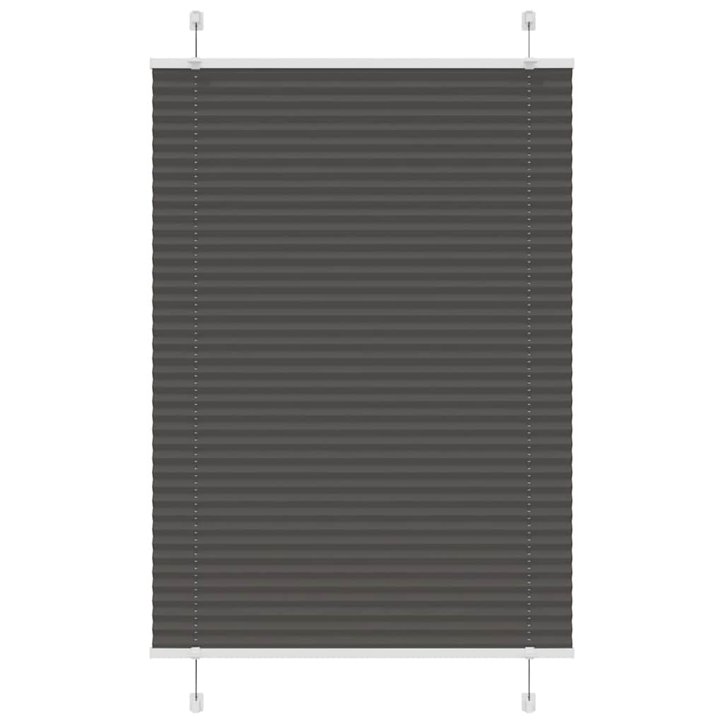 Plissee Stoffbreite 39,4 Cm Polyester Schwarz
