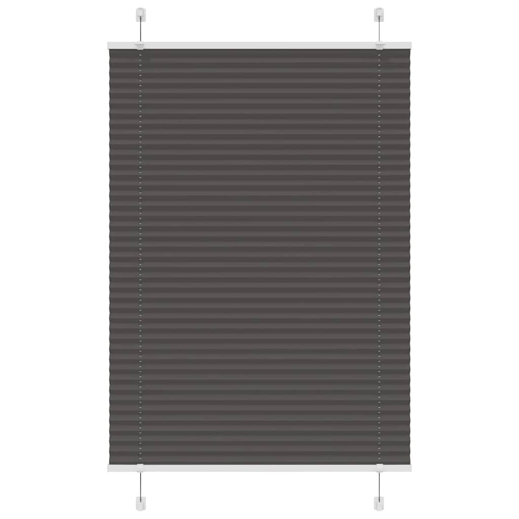 Plissee Stoffbreite 39,4 Cm Polyester Schwarz