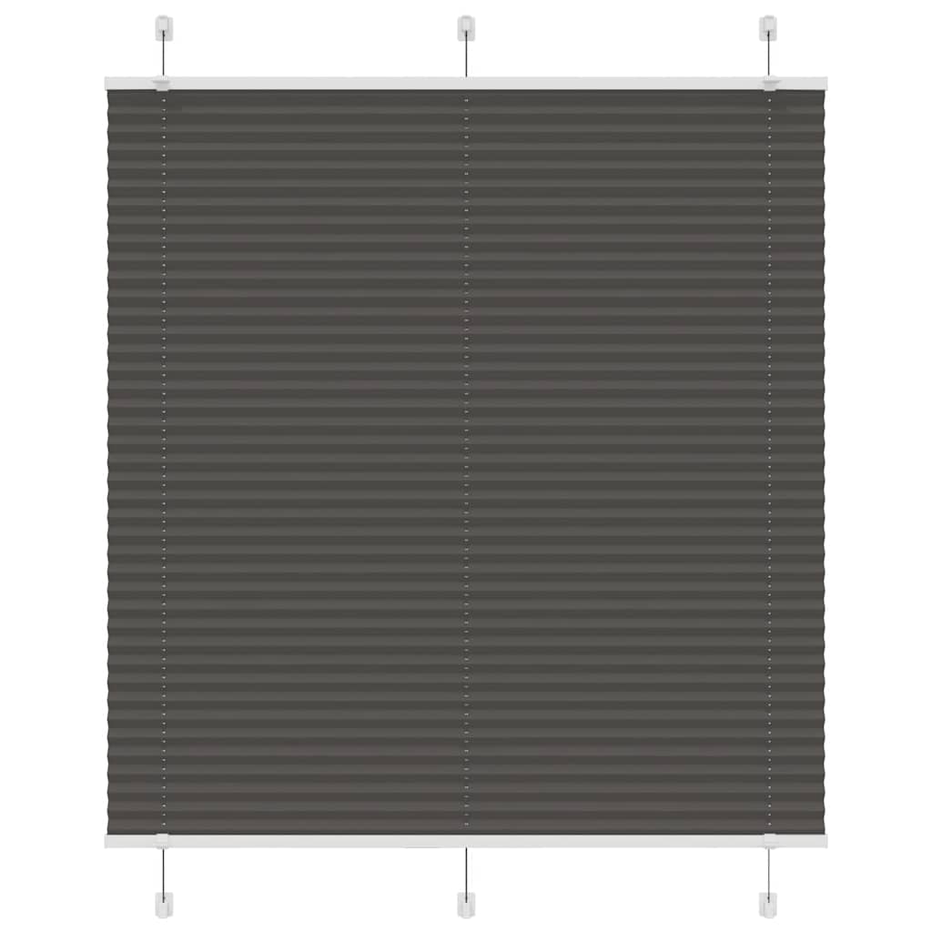 Plissee Stoffbreite 39,4 Cm Polyester Schwarz