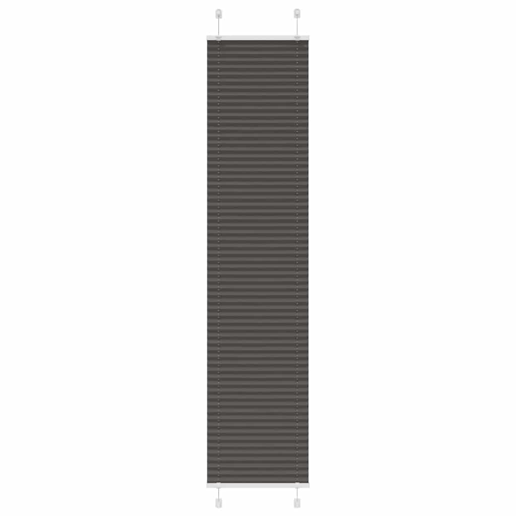 Plissee Stoffbreite 39,4 Cm Polyester Schwarz