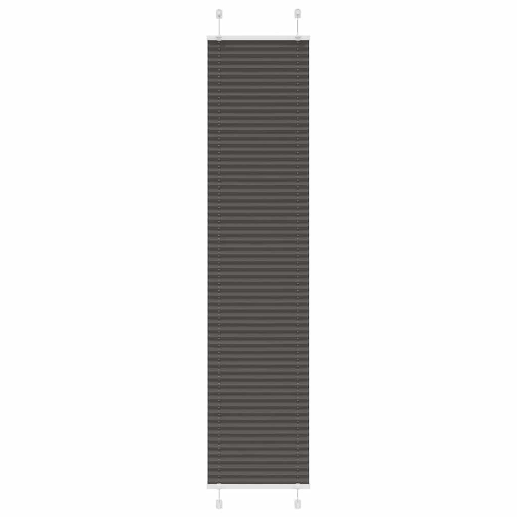 Plissee Stoffbreite 39,4 Cm Polyester Schwarz