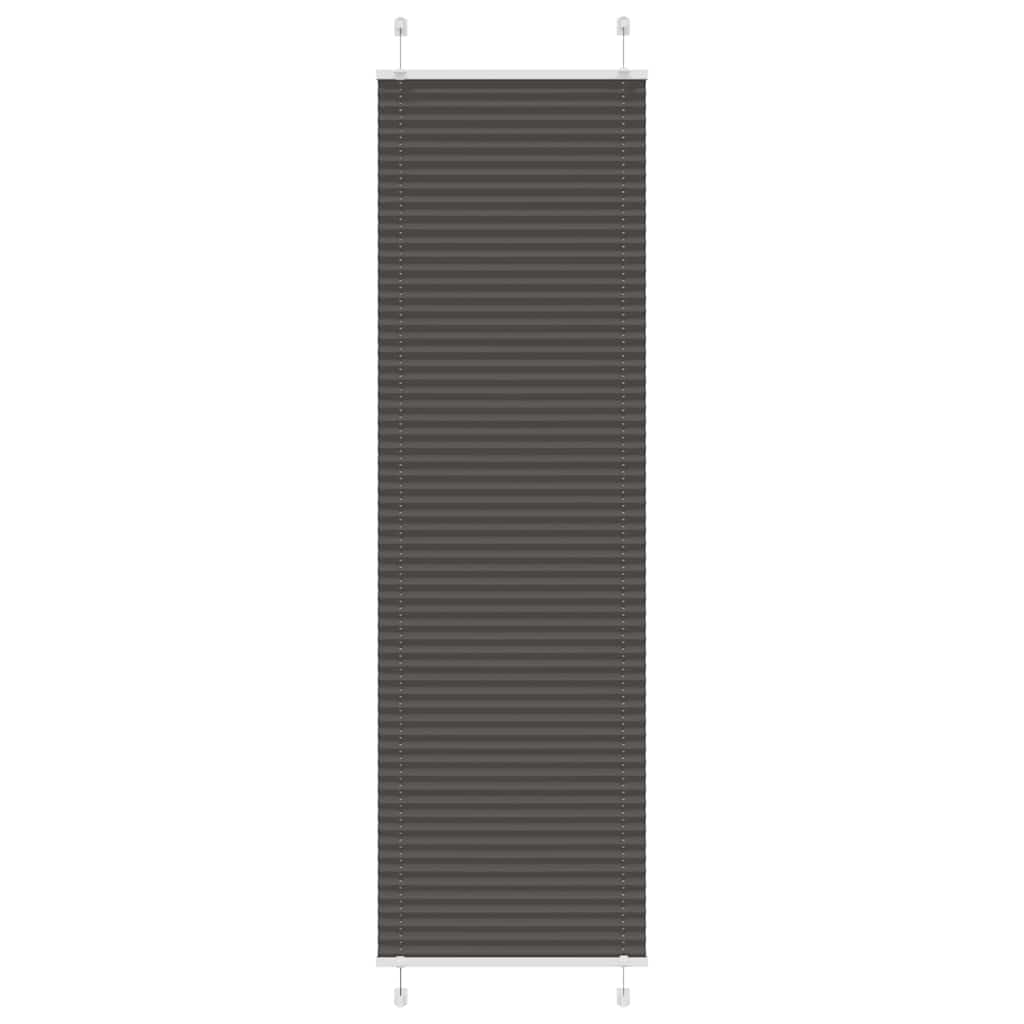 Plissee Stoffbreite 39,4 Cm Polyester Schwarz