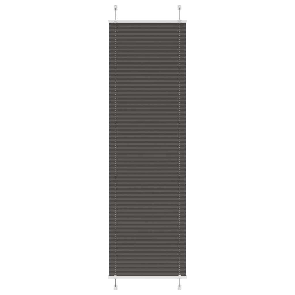 Plissee Stoffbreite 39,4 Cm Polyester Schwarz