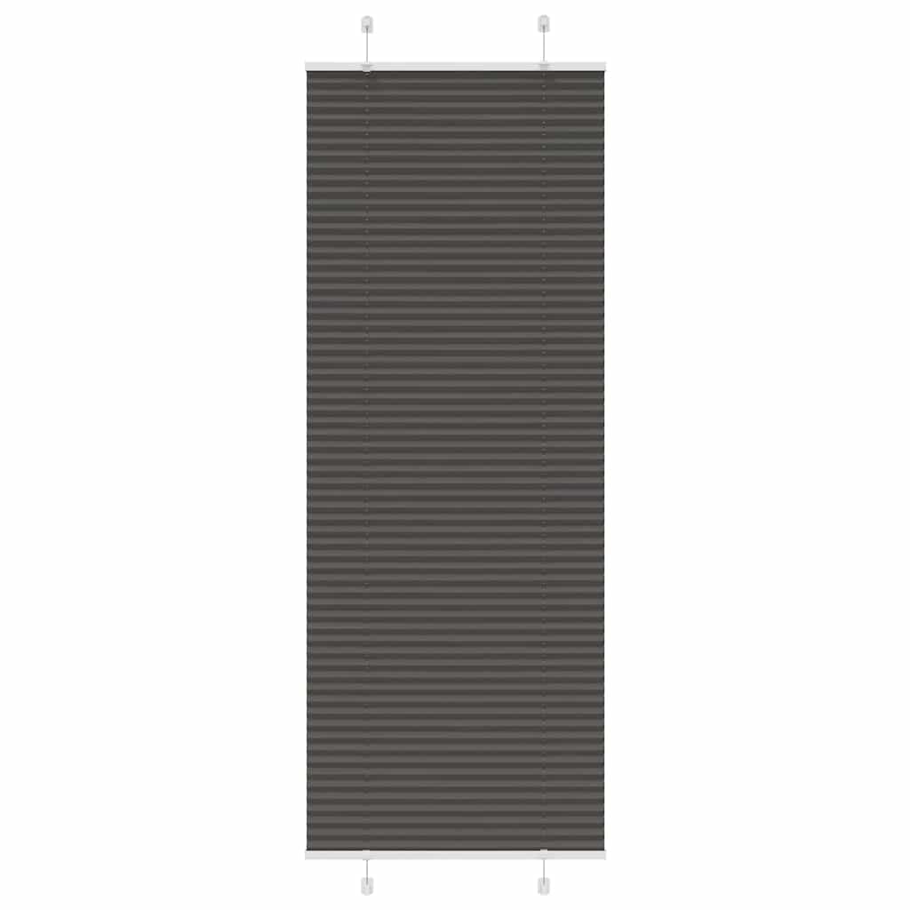 Plissee Stoffbreite 39,4 Cm Polyester Schwarz