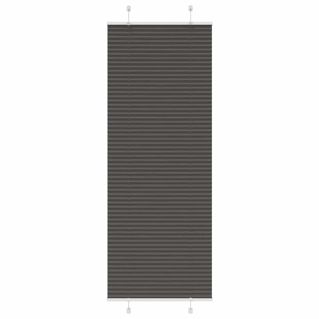 Plissee Stoffbreite 39,4 Cm Polyester Schwarz