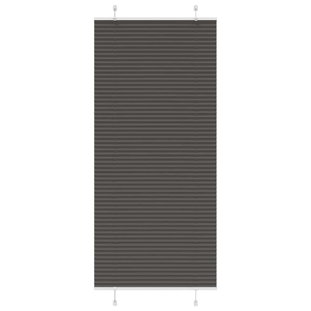 Plissee Stoffbreite 39,4 Cm Polyester Schwarz