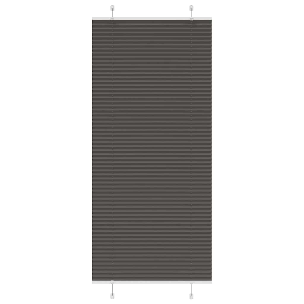 Plissee Stoffbreite 39,4 Cm Polyester Schwarz