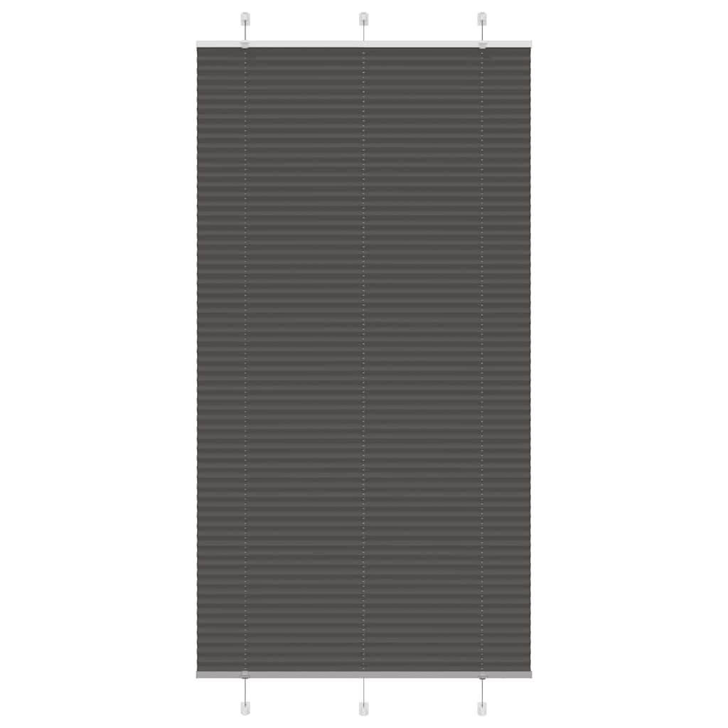 Plissee Stoffbreite 39,4 Cm Polyester Schwarz
