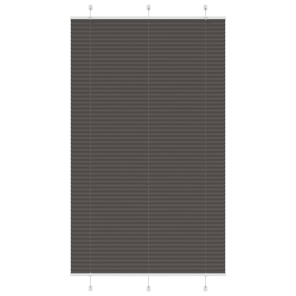 Plissee Stoffbreite 39,4 Cm Polyester Schwarz