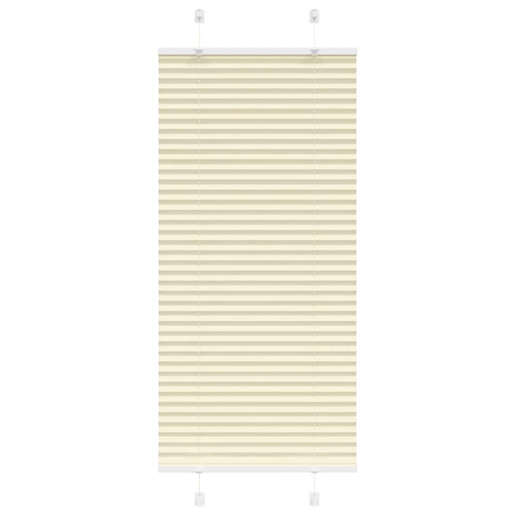 Plissee Stoffbreite 39,4 Cm Polyester Creme
