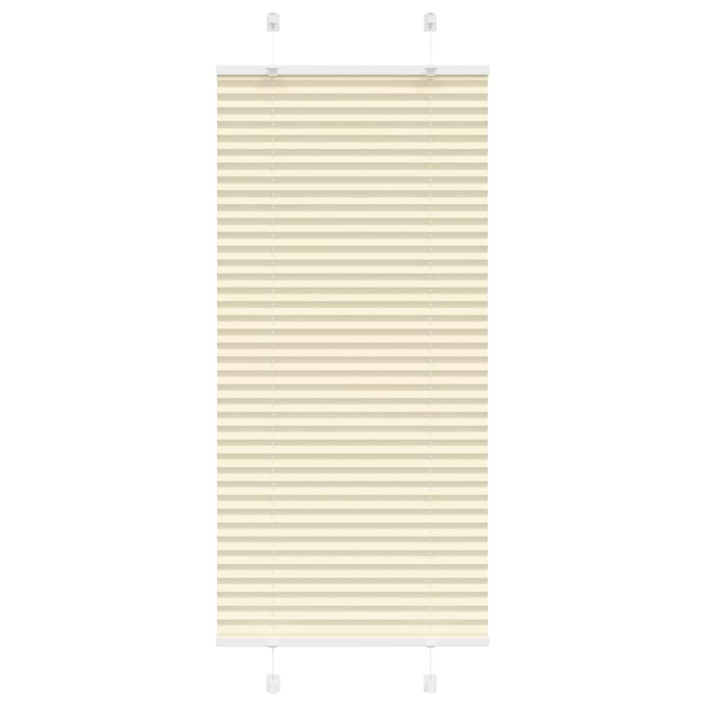 Plissee Stoffbreite 39,4 Cm Polyester Creme