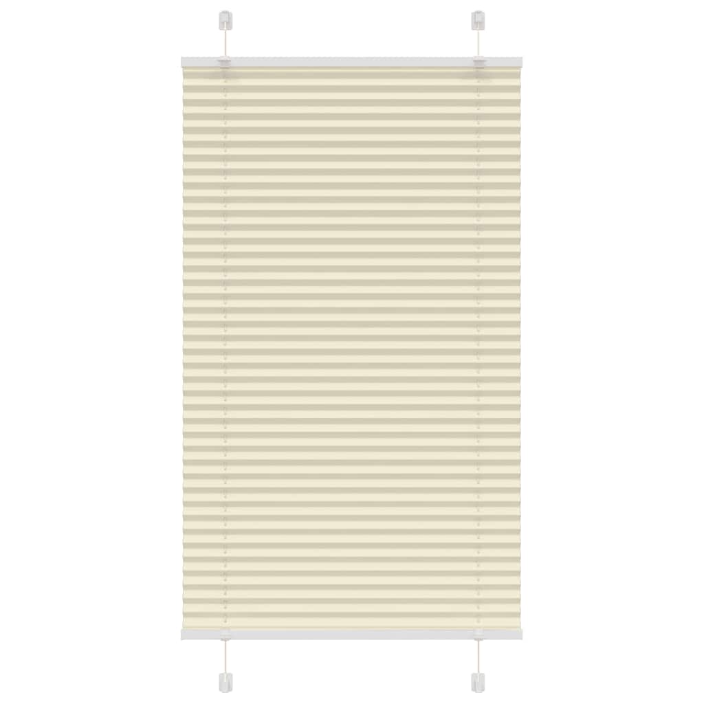 Plissee Stoffbreite 39,4 Cm Polyester Creme