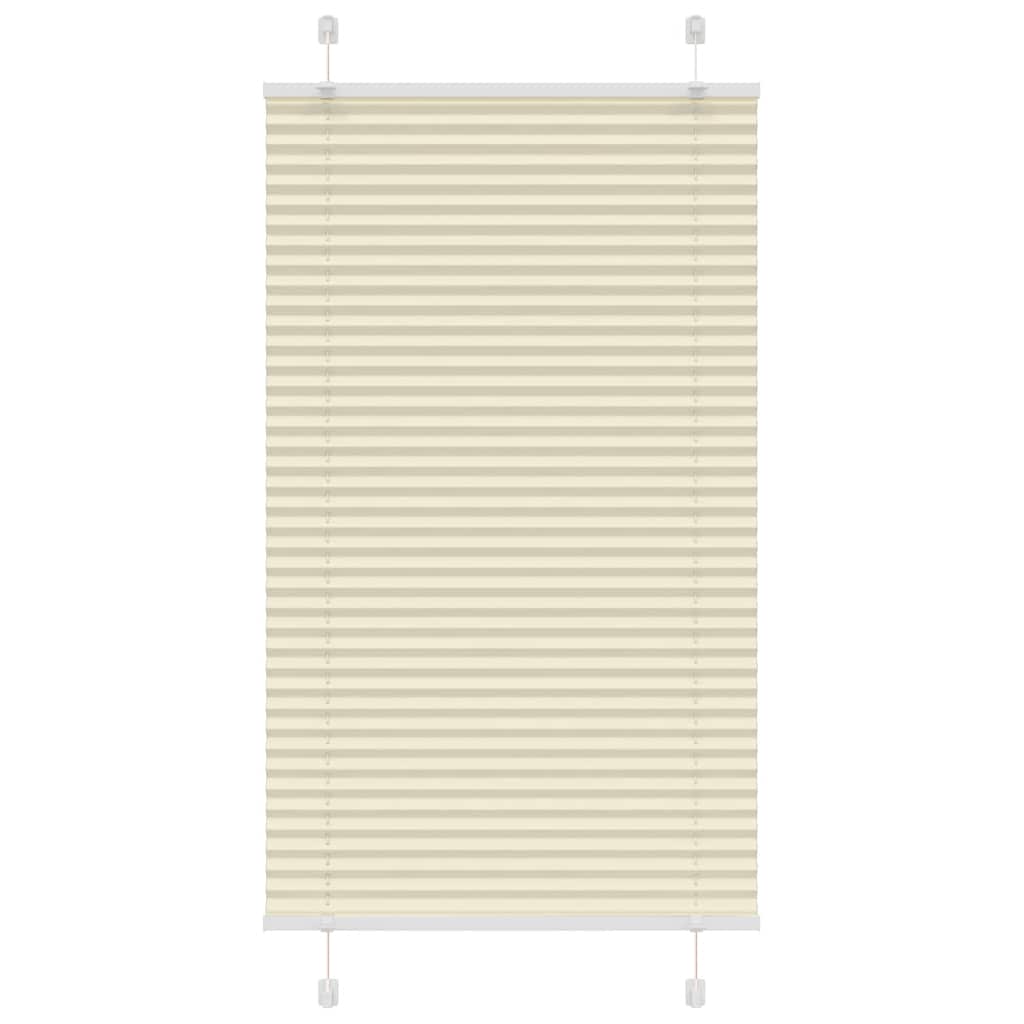 Plissee Stoffbreite 39,4 Cm Polyester Creme