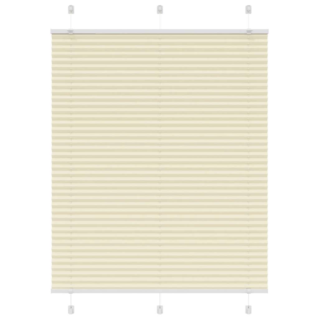 Plissee Stoffbreite 39,4 Cm Polyester Creme