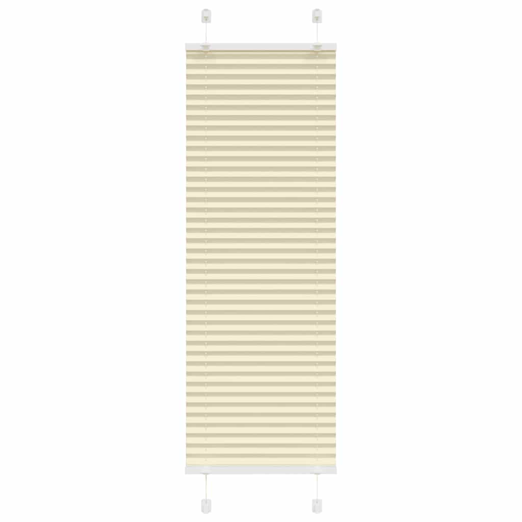 Plissee Stoffbreite 39,4 Cm Polyester Creme
