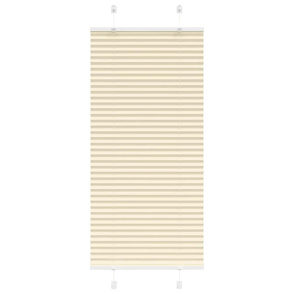Plissee Stoffbreite 39,4 Cm Polyester Creme