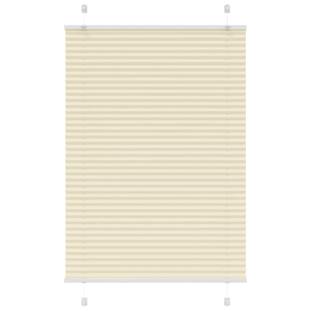 Plissee Stoffbreite 39,4 Cm Polyester Creme