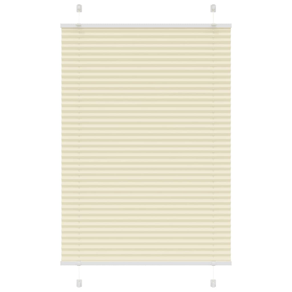 Plissee Stoffbreite 39,4 Cm Polyester Creme