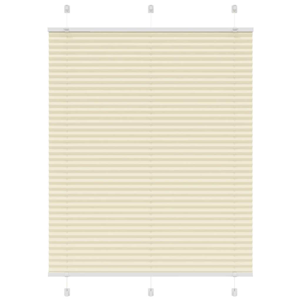 Plissee Stoffbreite 39,4 Cm Polyester Creme