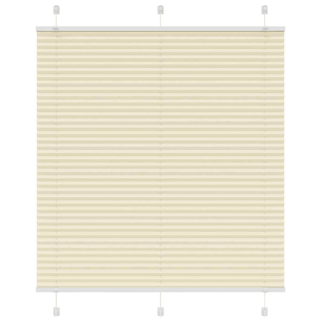 Plissee Stoffbreite 39,4 Cm Polyester Creme