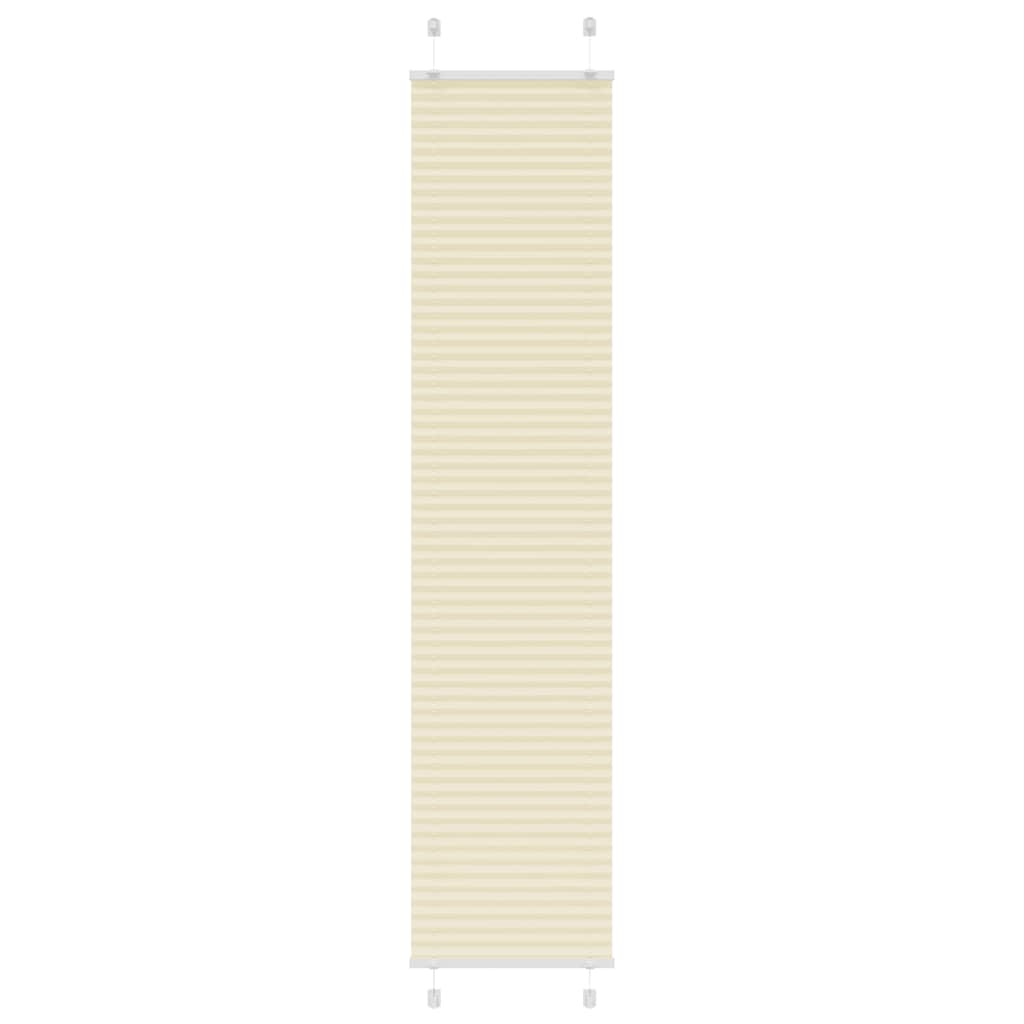 Plissee Stoffbreite 39,4 Cm Polyester Creme
