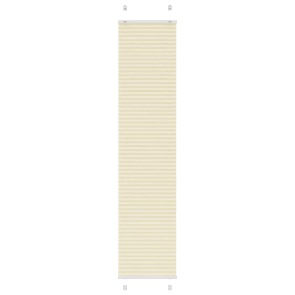 Plissee Stoffbreite 39,4 Cm Polyester Creme
