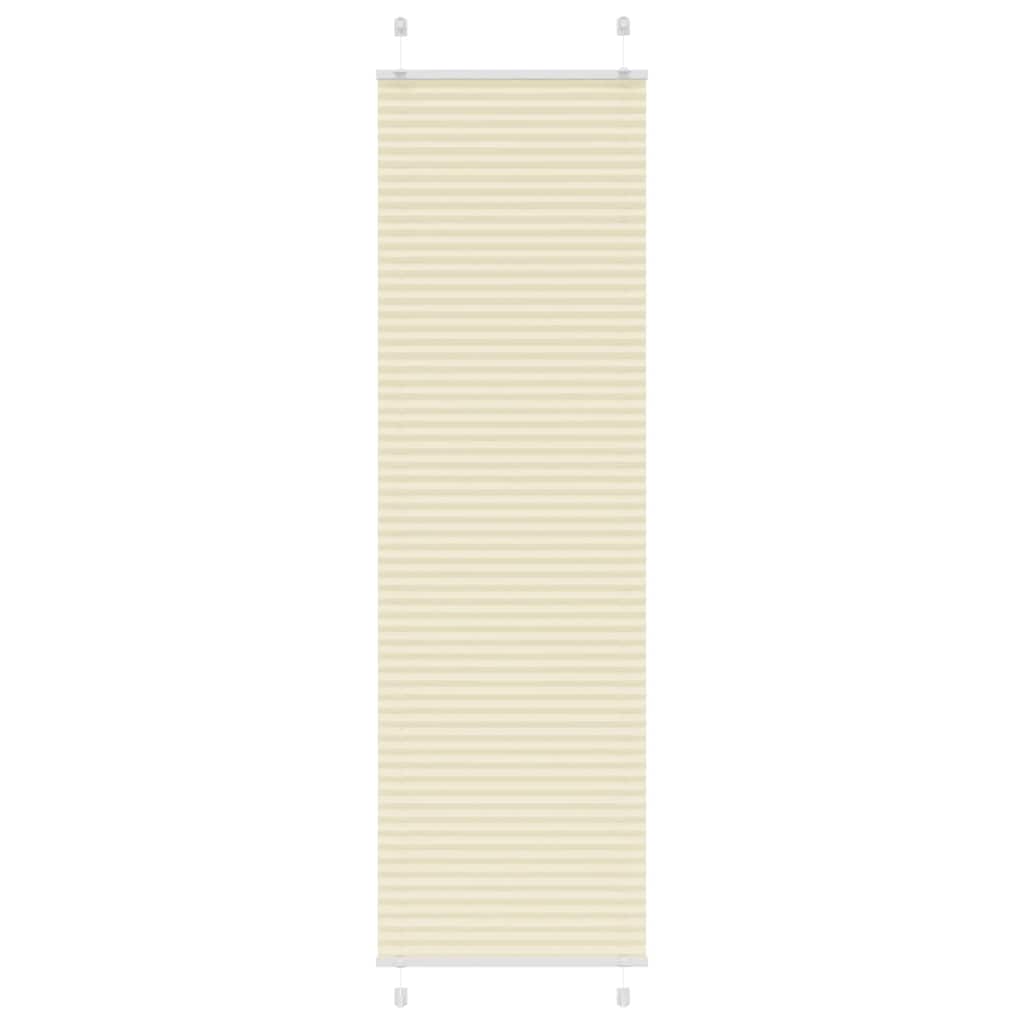 Plissee Stoffbreite 39,4 Cm Polyester Creme
