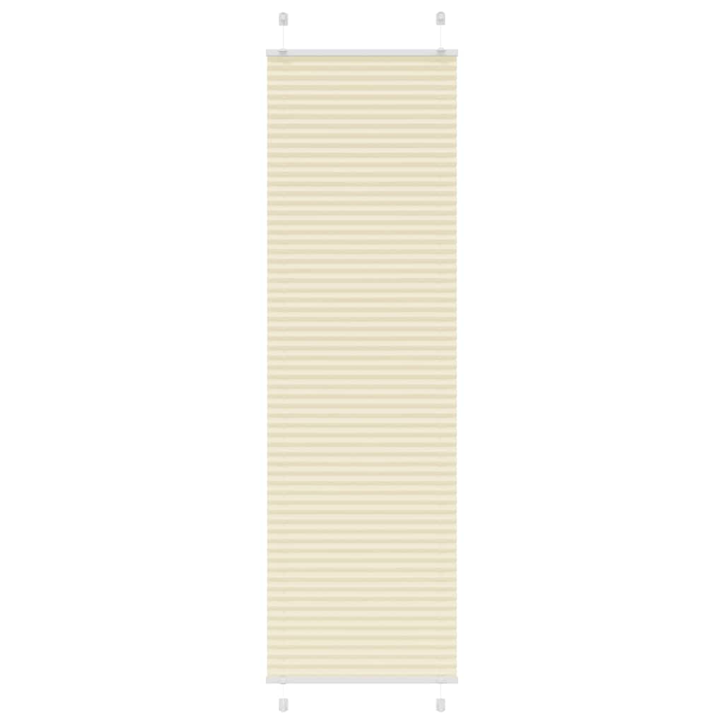 Plissee Stoffbreite 39,4 Cm Polyester Creme