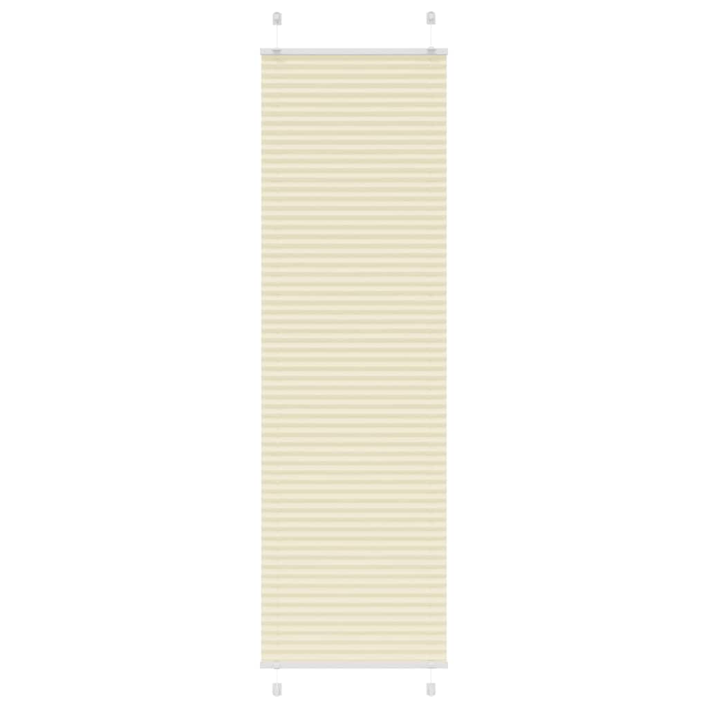 Plissee Stoffbreite 39,4 Cm Polyester Creme