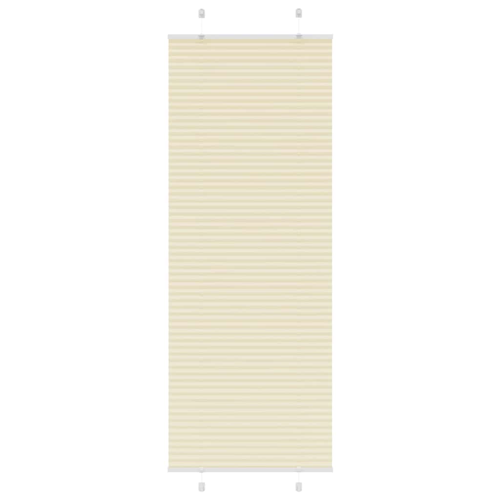 Plissee Stoffbreite 39,4 Cm Polyester Creme