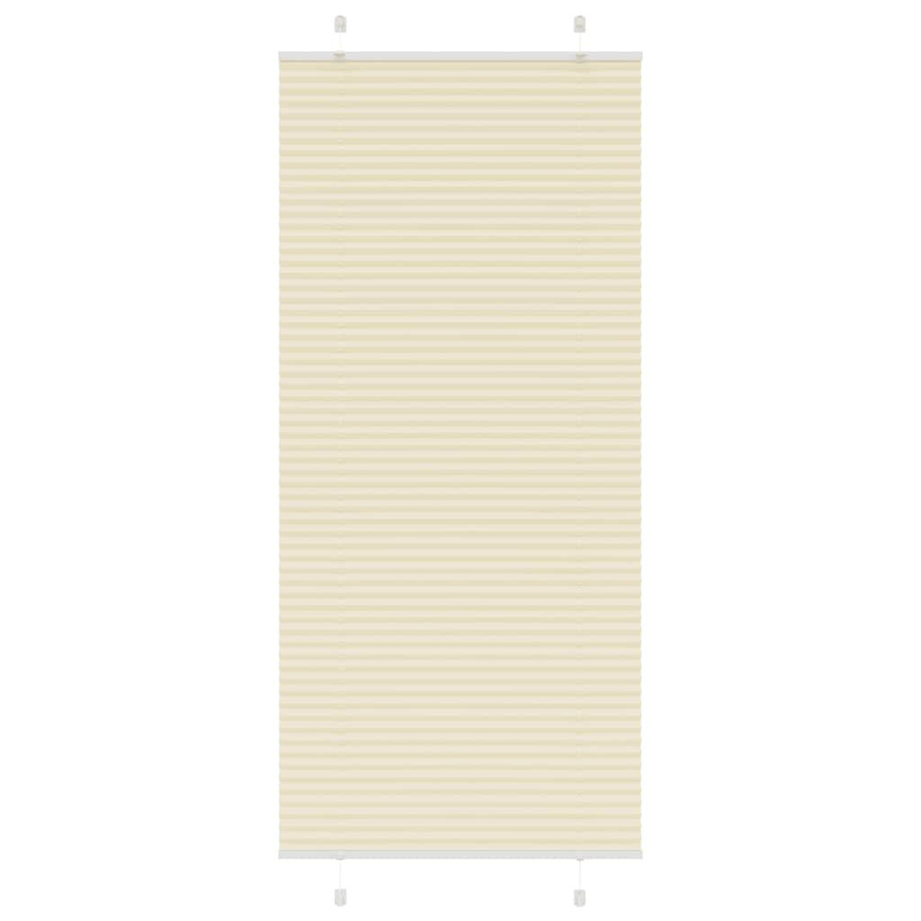 Plissee Stoffbreite 39,4 Cm Polyester Creme