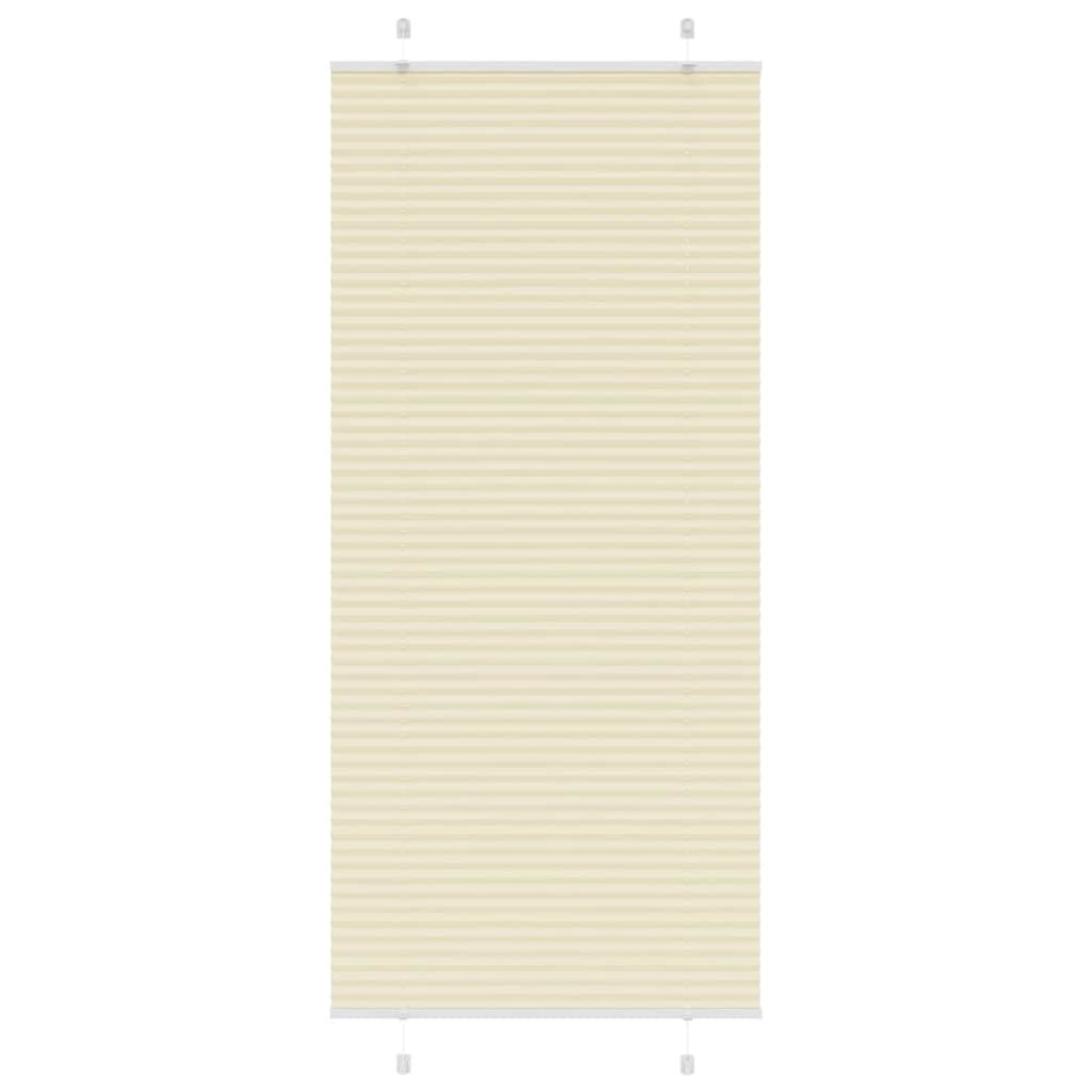 Plissee Stoffbreite 39,4 Cm Polyester Creme