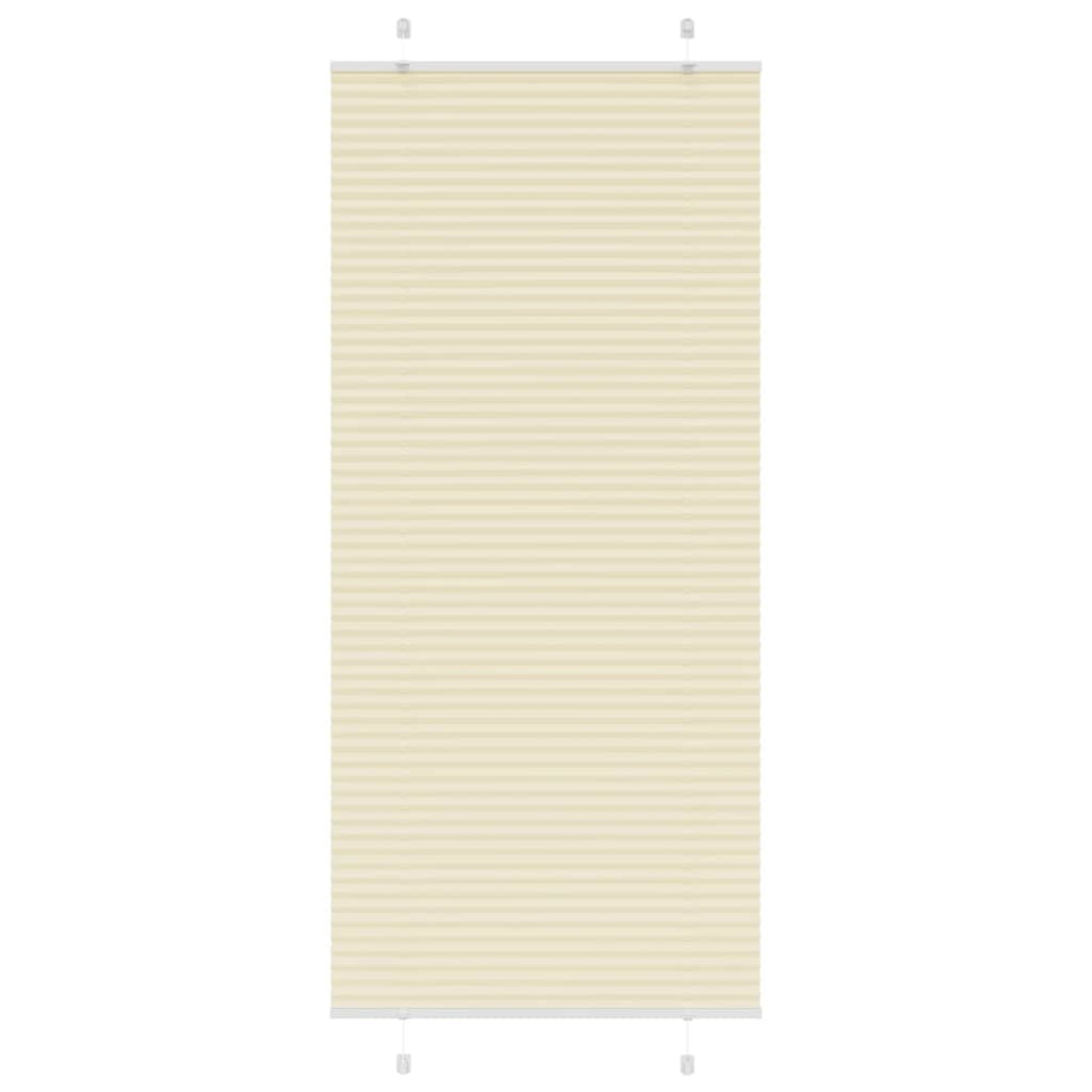 Plissee Stoffbreite 39,4 Cm Polyester Creme