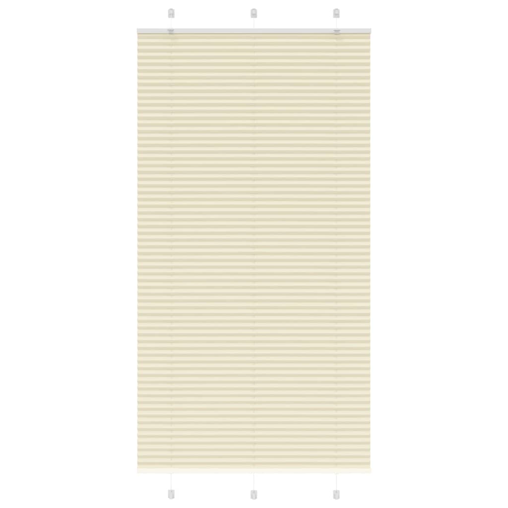 Plissee Stoffbreite 39,4 Cm Polyester Creme