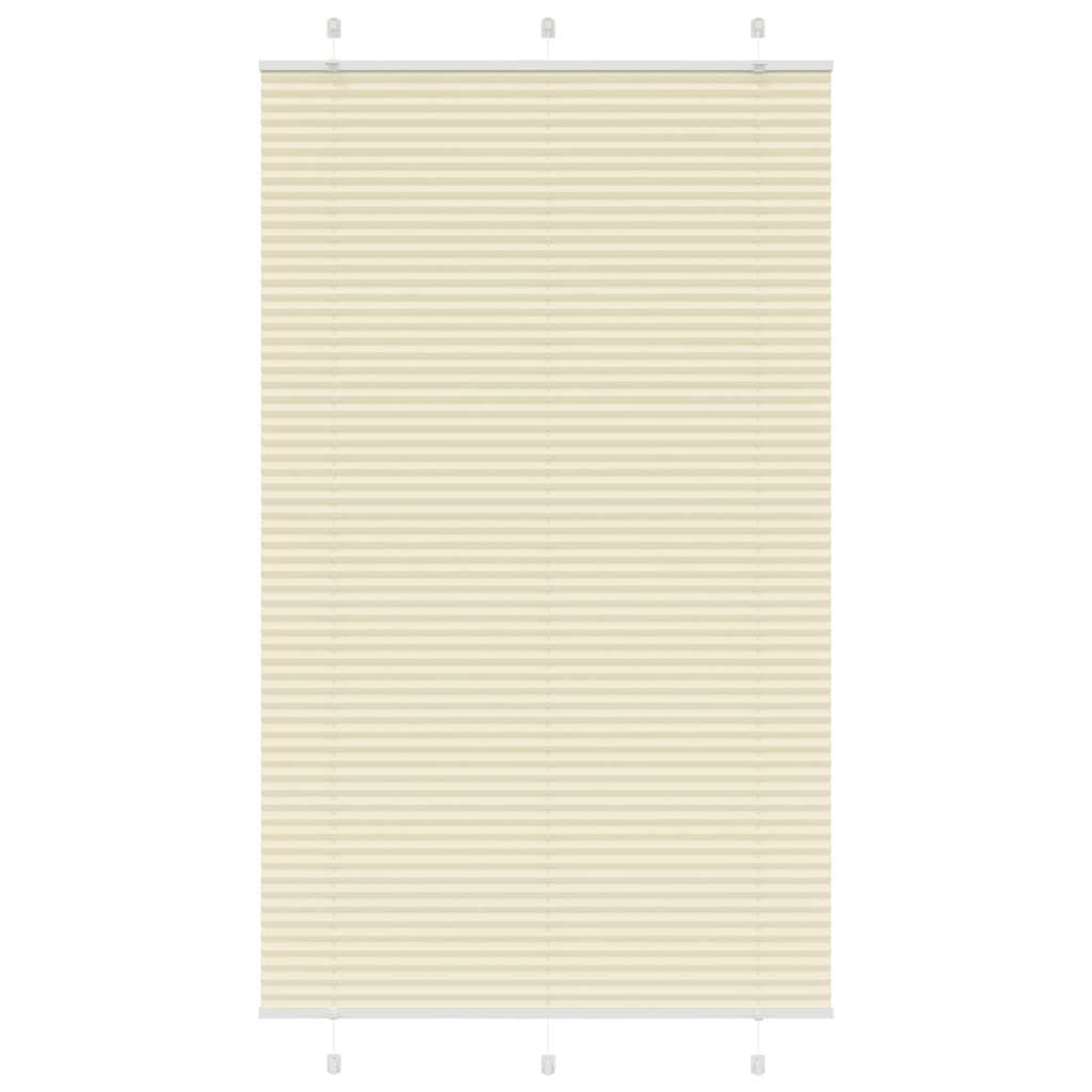 Plissee Stoffbreite 39,4 Cm Polyester Creme