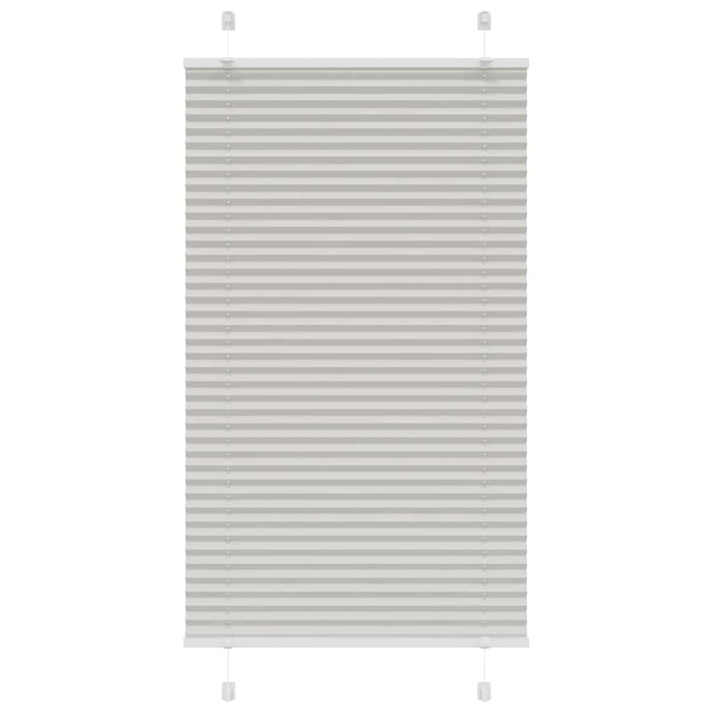 Plissee Stoffbreite 84,4 Cm Polyester Hellgrau
