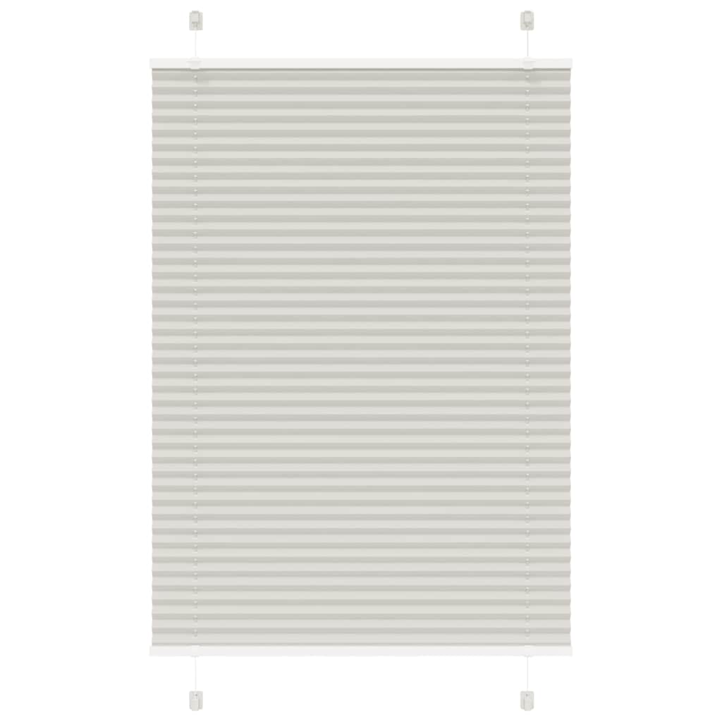 Plissee Stoffbreite 84,4 Cm Polyester Hellgrau