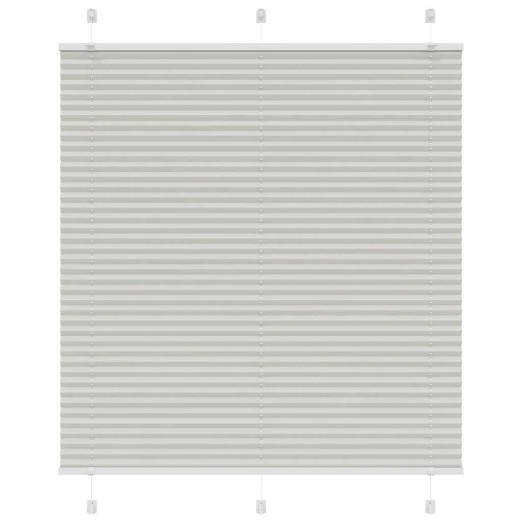 Plissee Stoffbreite 84,4 Cm Polyester Hellgrau