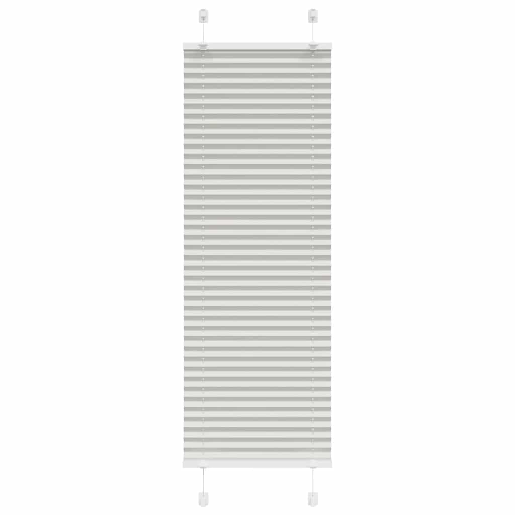 Plissee Stoffbreite 84,4 Cm Polyester Hellgrau