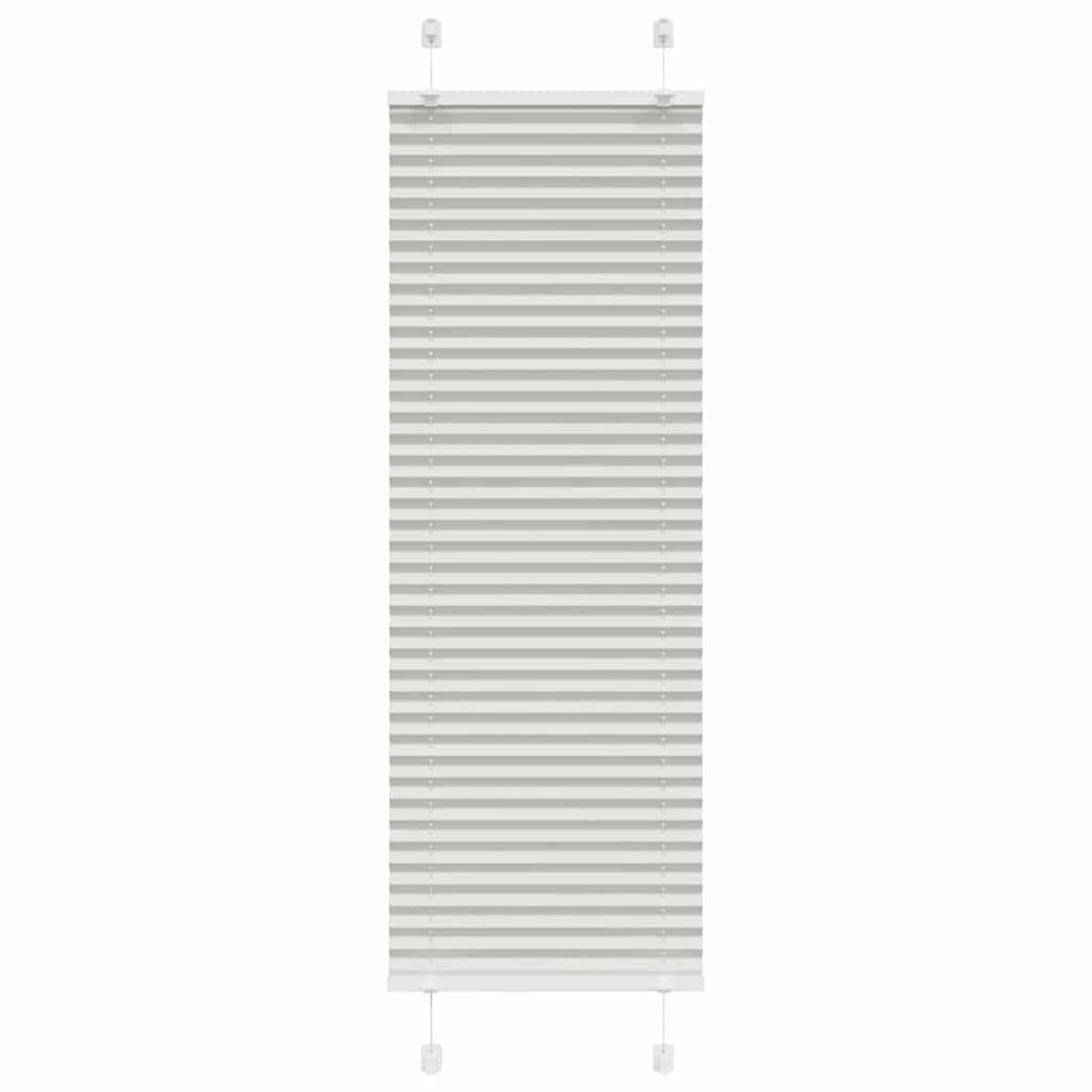 Plissee Stoffbreite 84,4 Cm Polyester Hellgrau