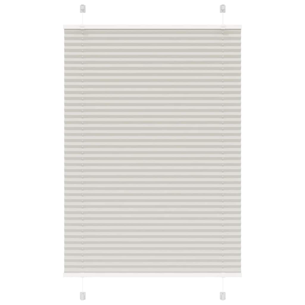 Plissee Stoffbreite 84,4 Cm Polyester Hellgrau
