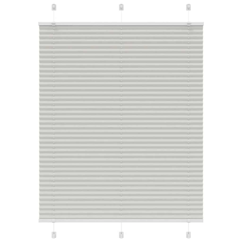Plissee Stoffbreite 84,4 Cm Polyester Hellgrau