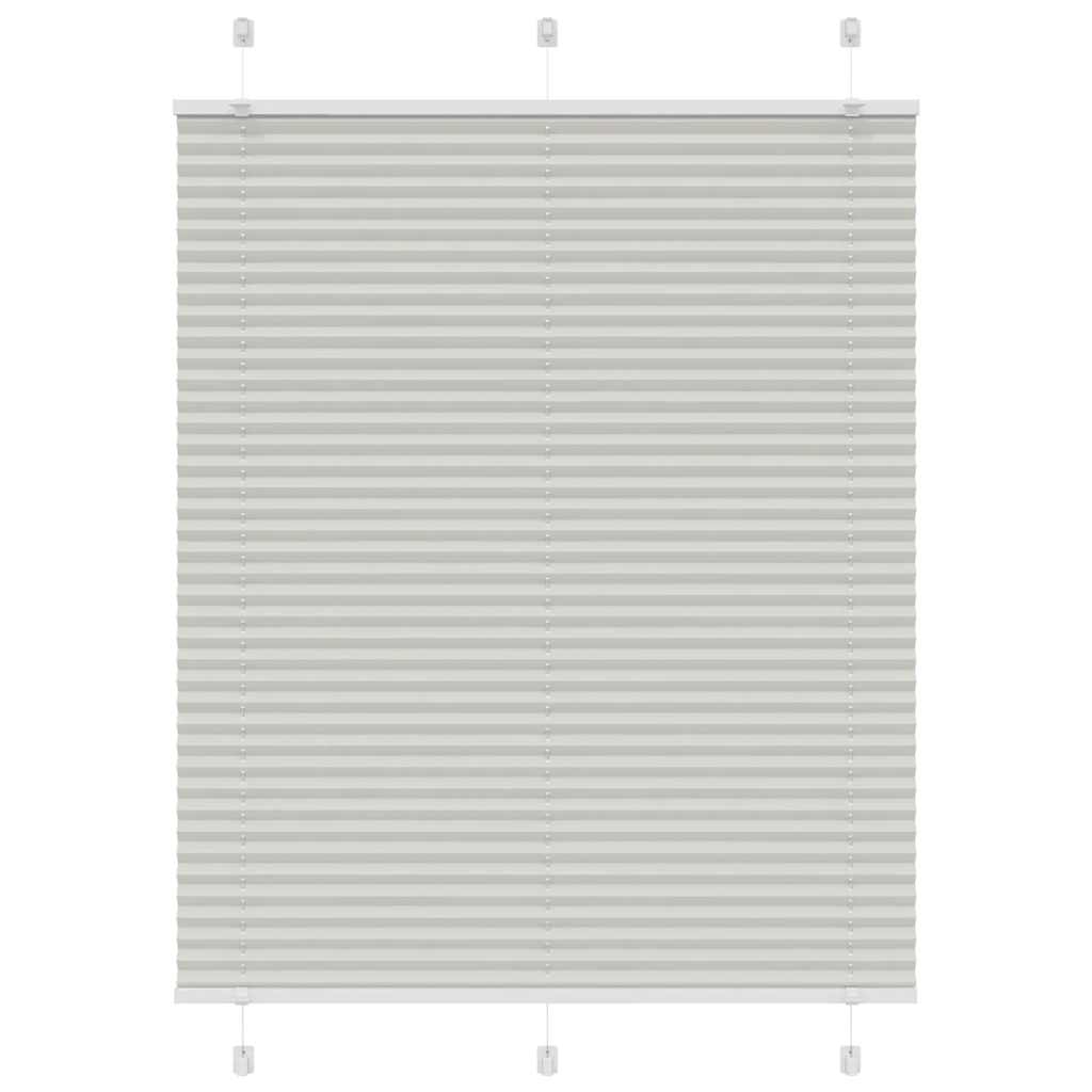 Plissee Stoffbreite 84,4 Cm Polyester Hellgrau