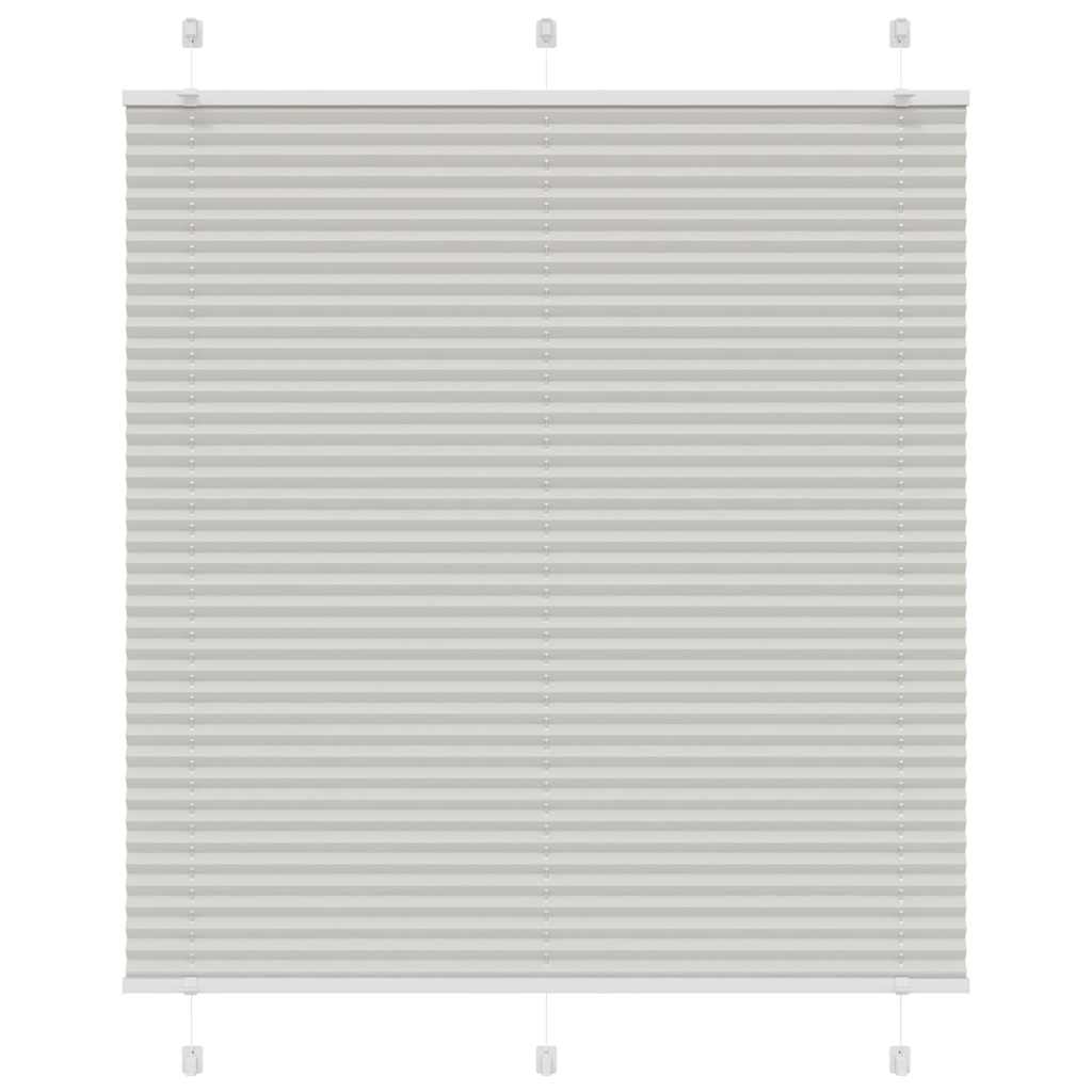Plissee Stoffbreite 84,4 Cm Polyester Hellgrau