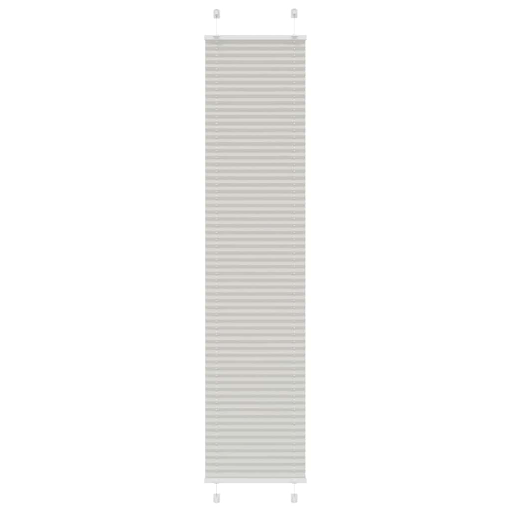 Plissee Stoffbreite 84,4 Cm Polyester Hellgrau