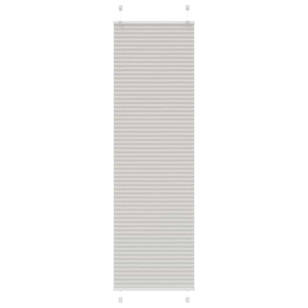 Plissee Stoffbreite 84,4 Cm Polyester Hellgrau