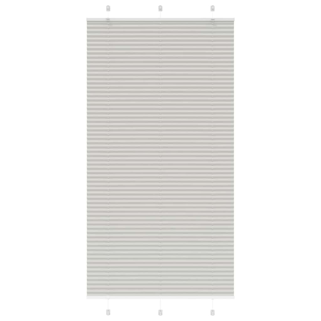 Plissee Stoffbreite 84,4 Cm Polyester Hellgrau