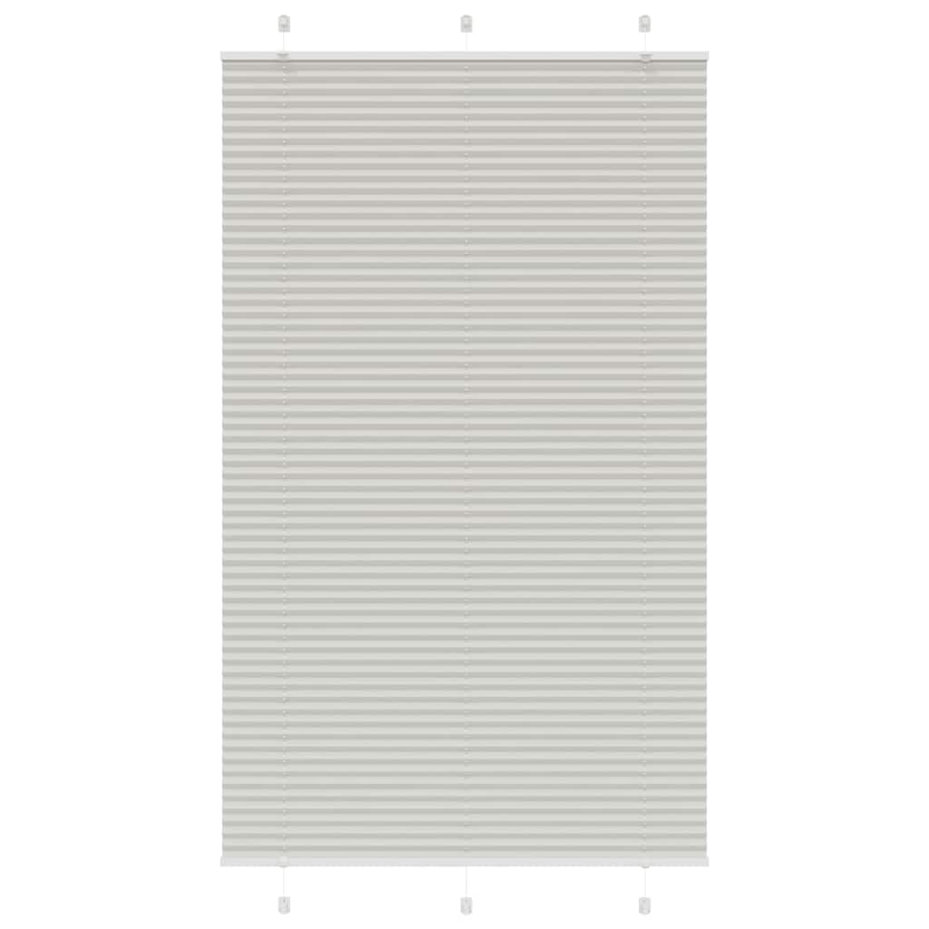 Plissee Stoffbreite 84,4 Cm Polyester Hellgrau