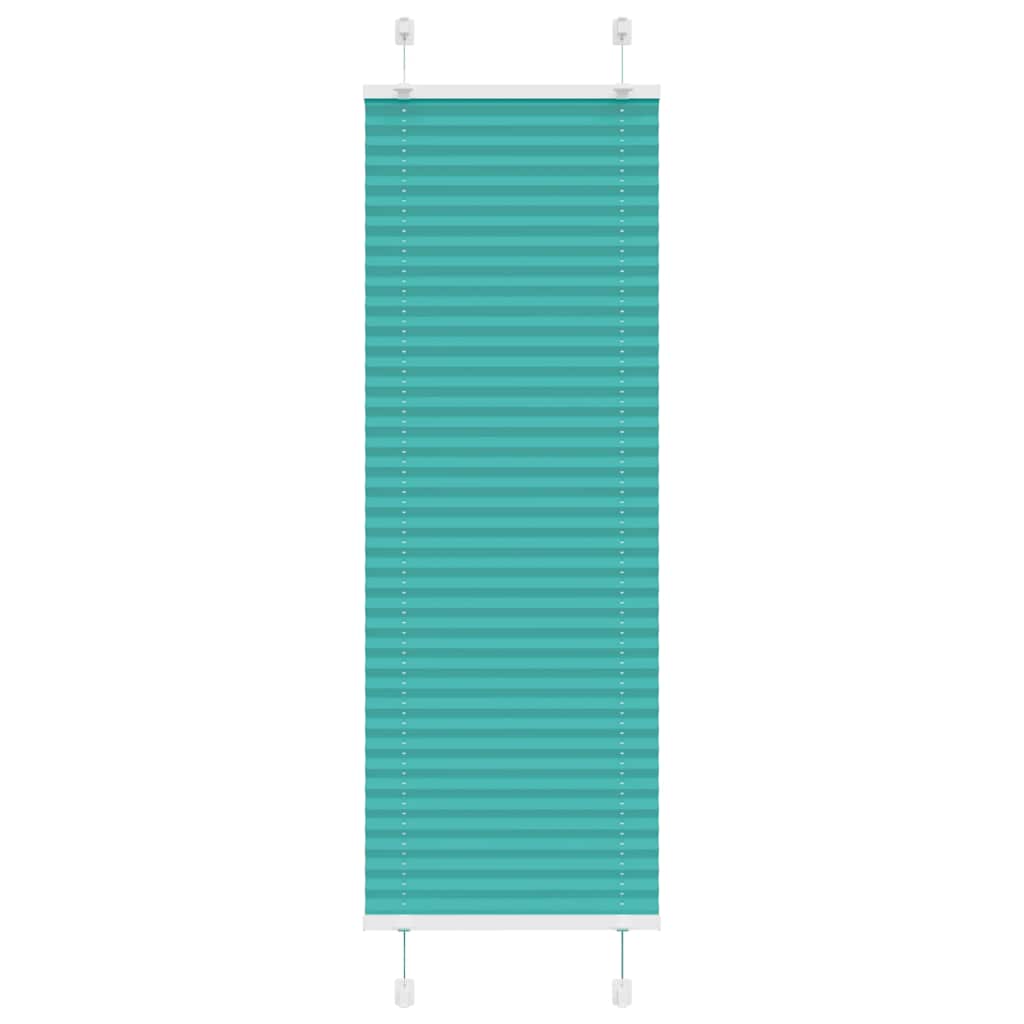 Plissee Stoffbreite 84,4 Cm Polyester Petrolgrün