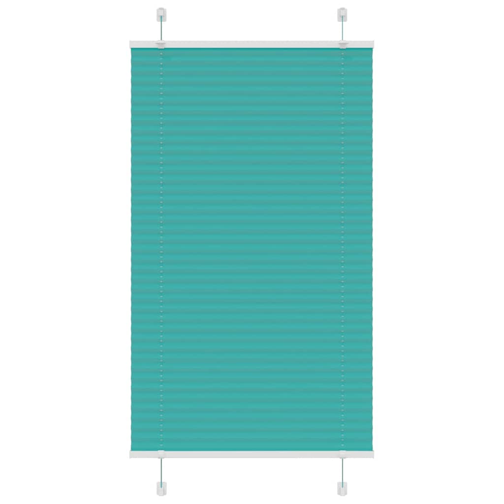 Plissee Stoffbreite 84,4 Cm Polyester Petrolgrün